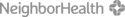 Gray logo of "NeighborHealth" with a cross-like symbol on the right.